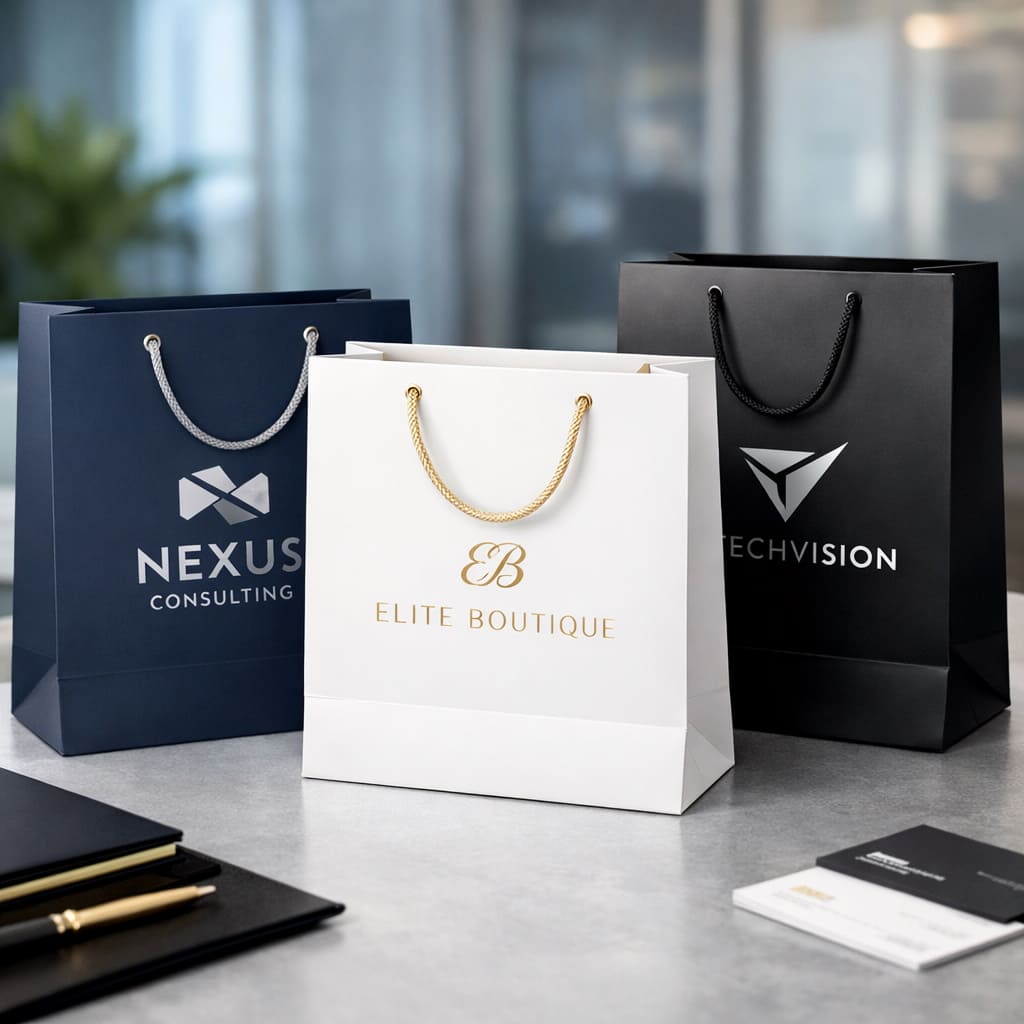 Пакеты из мелованной бумаги